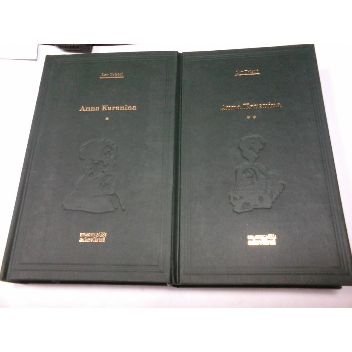 ANNA KARENINA - LEV TOLSTOI - 2 volume - ( colectia Adevarul ) 